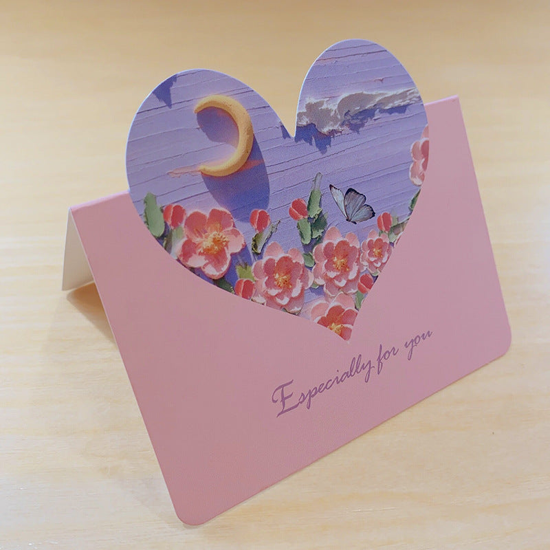 Wholesale of 10pcs/pack Mother's Day Love Paper Greeting Cards